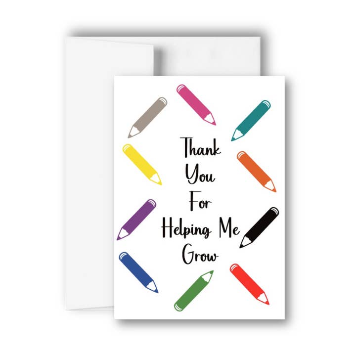 Dankjewel wenskaart voor waardering van de leraar voor wholesale door Brandi Creations Design Studio