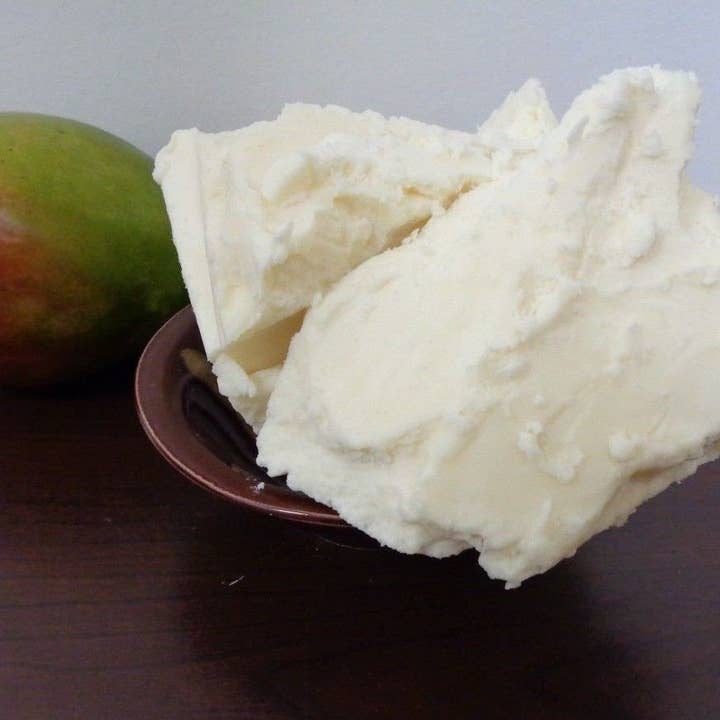 Purevine Products - Wholesale Body Balm/Butter - Raw Mango Butter Unrefined Organic Natural 100% Pure Premium Quality - Choose Size 2 Oz. To 50 Lbs.