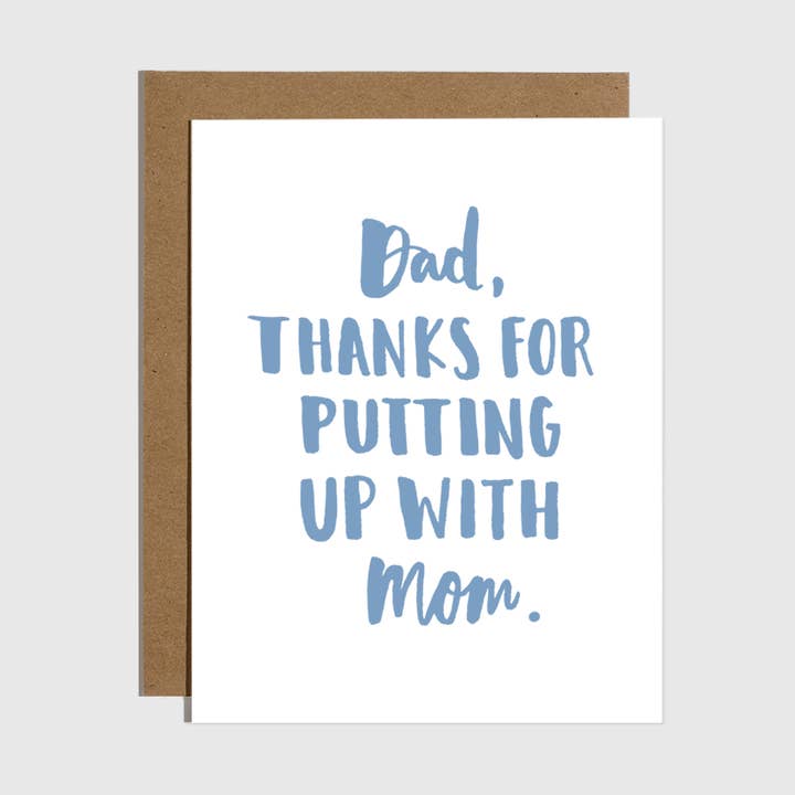 Papa a supporté la carte de maman pour la vente par Brittany Paige