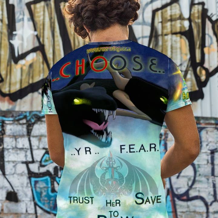 RW INC. A.R. Hydra Limited Edition -1- H F N Cotton T-shirt for wholesale by RAZRWING