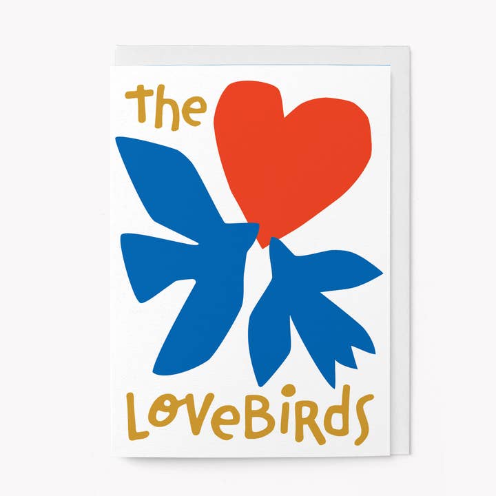 The Lovebirds - Greeting Card for wholesale by Graphic Factory