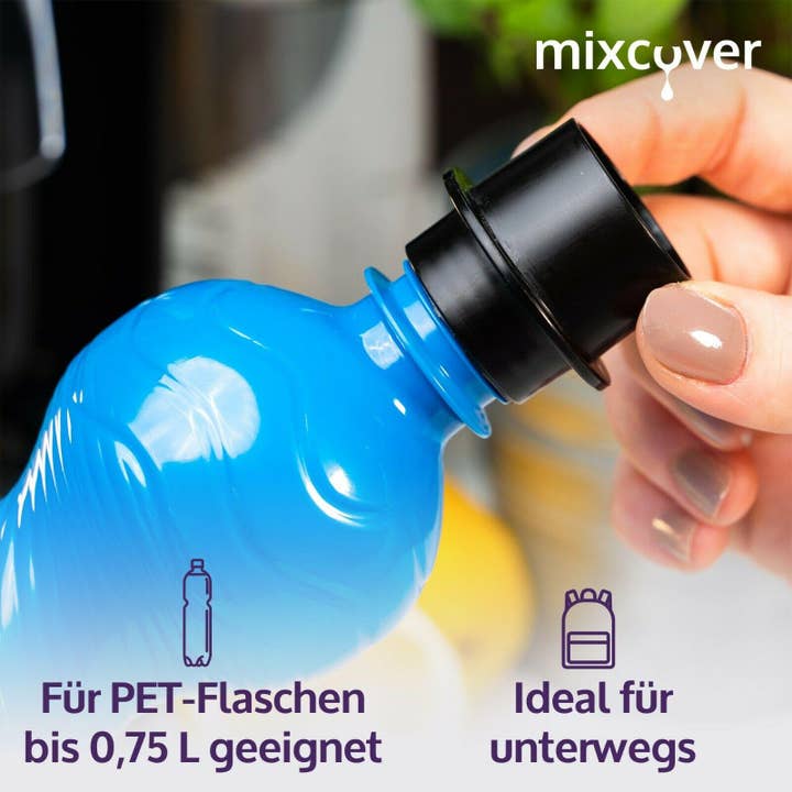 Mixcover GmbH - Wholesale Kitchen tool/gadget - mixcover PET bottle adapter suitable for SodaStream Easy for small PET bottle4