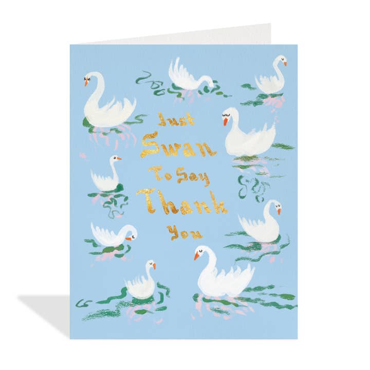 Swan Thank You for wholesale by Halfpenny Postage Intl