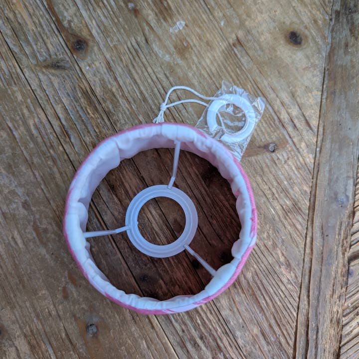 LNH EDIT - Wholesale Lamp Shade - Pink Ikat Pleated Lampshade5