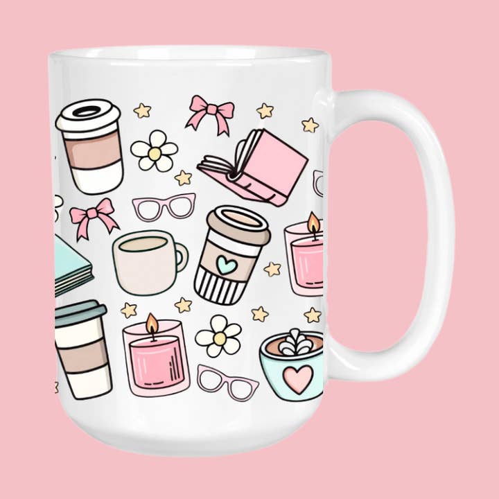 Cottage Core, Bibliophile, Tasse à café pour la vente par GirlySips
