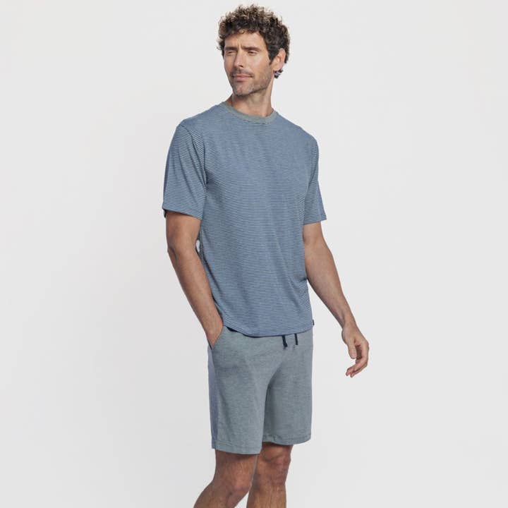 ZD Zero Defects - Wholesale Pyjamaset - Heren - Modal zomerse herenpyjama set Zeus grijs0