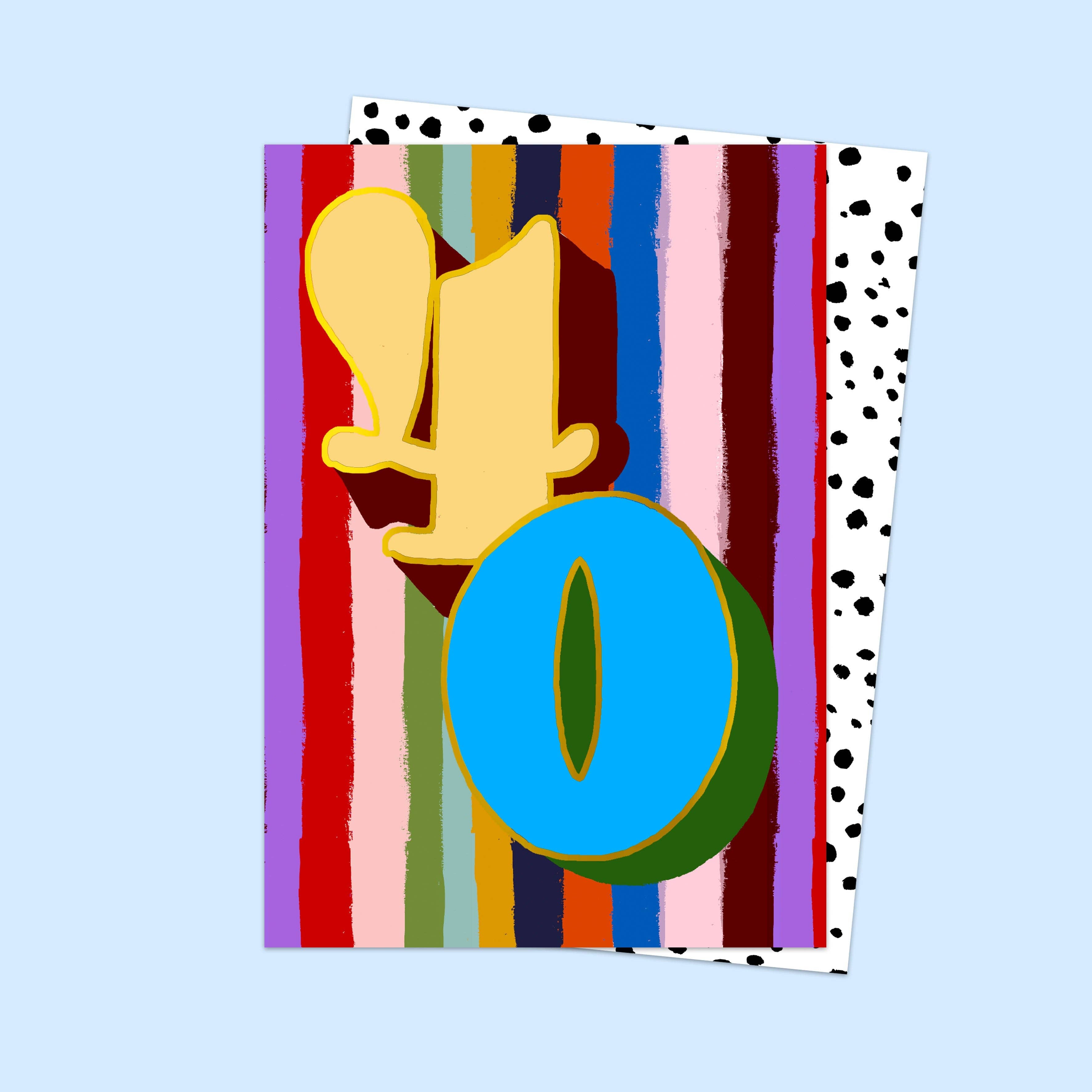 Eleanor Bowmer – Großhandel Geburtstagskarten – Karte zum 40. Geburtstag0