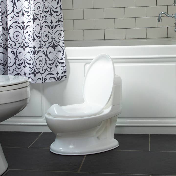 Dr. Talbot's - Wholesale Potty Supplies - Kids & Baby - My Real Potty Training Toilet with Life-Like Flush - White