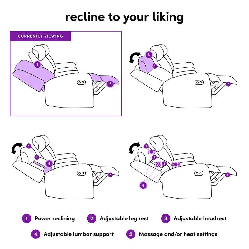 ShipItFurniture - Wholesale Sofa - Colby Duo Power Reclining Sofa With Dual Controllers And Wood Legs7