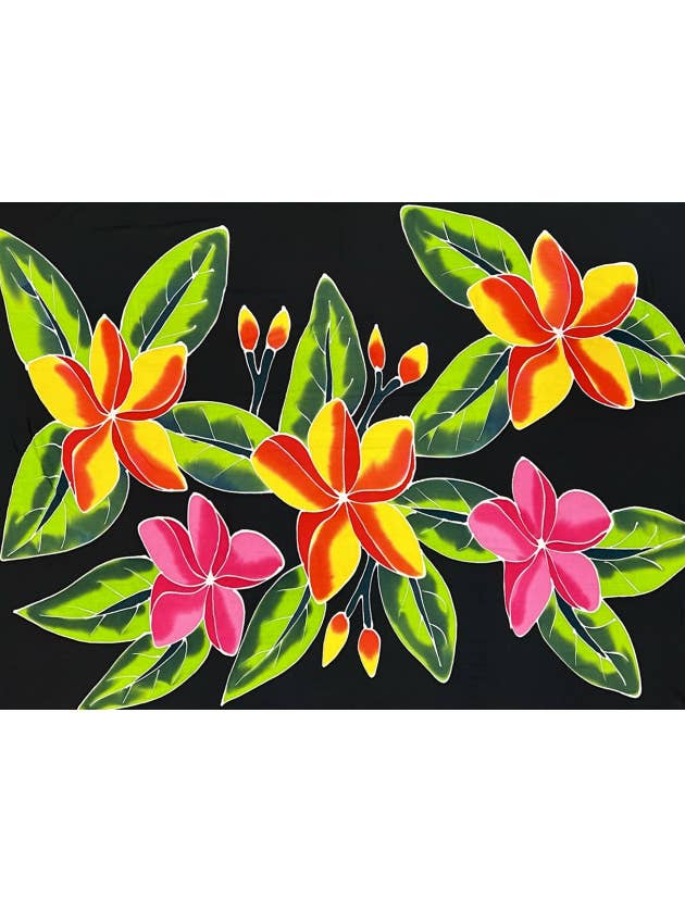 Hand Painted Tropical Full Sarong for wholesale by DK Hawaii
