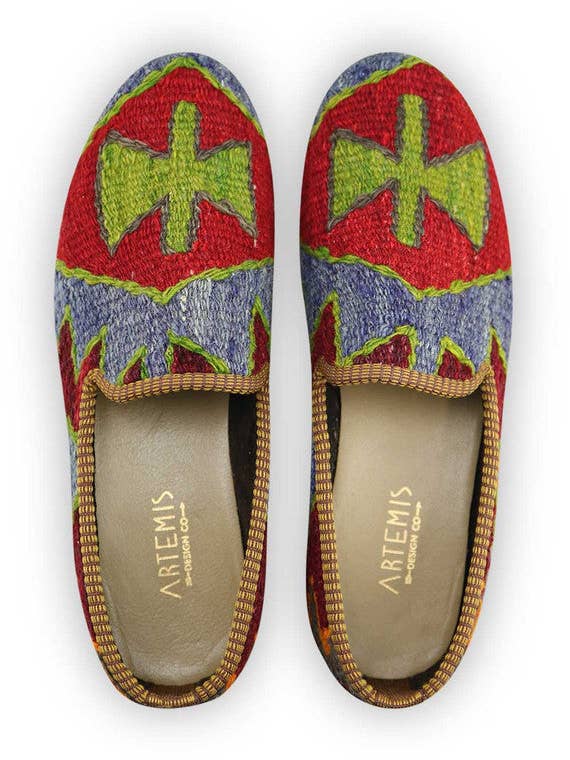Mocassins Kilim pour hommes - Taille 11,5 pour la vente par Artemis Design Co.