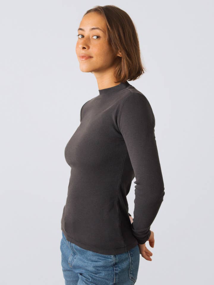 Honest Basics - Wholesale Knit Top - Women's - Long Mock26