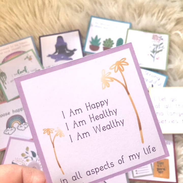 Jewels For Hope – Großhandel Briefpapier-/Postkarten-Set – Positive Affirmationskarten, Inspirierende Mantras