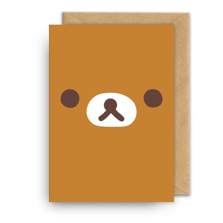 Greeting Card | Rilakkuma | Face for wholesale by Hype Associates Ltd