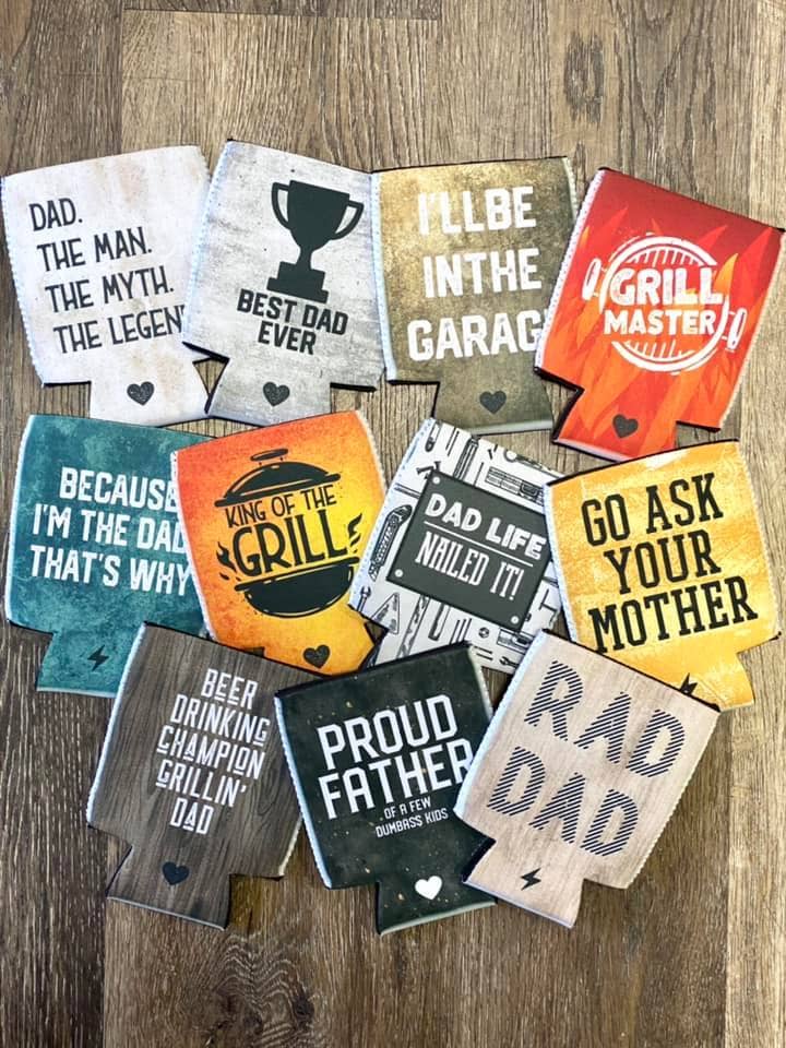 Father's Days Koozie Bundle 25 for $85 for wholesale by Hustle+Heart