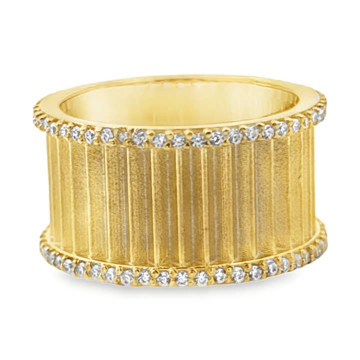 Pave Chunk Line Ring for wholesale by Shop Alexandra Madison