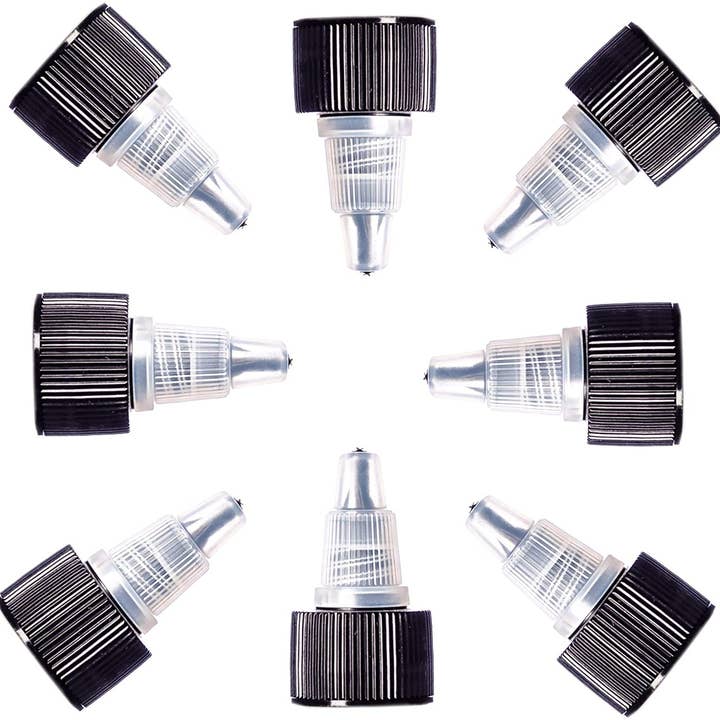 Starlight Wholesale LLC. - Wholesale Atomizer Bottle - 28/410 Black & Natural Yorker Twist Open Top1