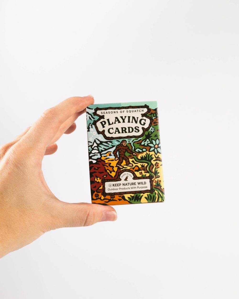 Keep Nature Wild - Vente Jeu de cartes - Cartes à jouer Seasons of Squatch2