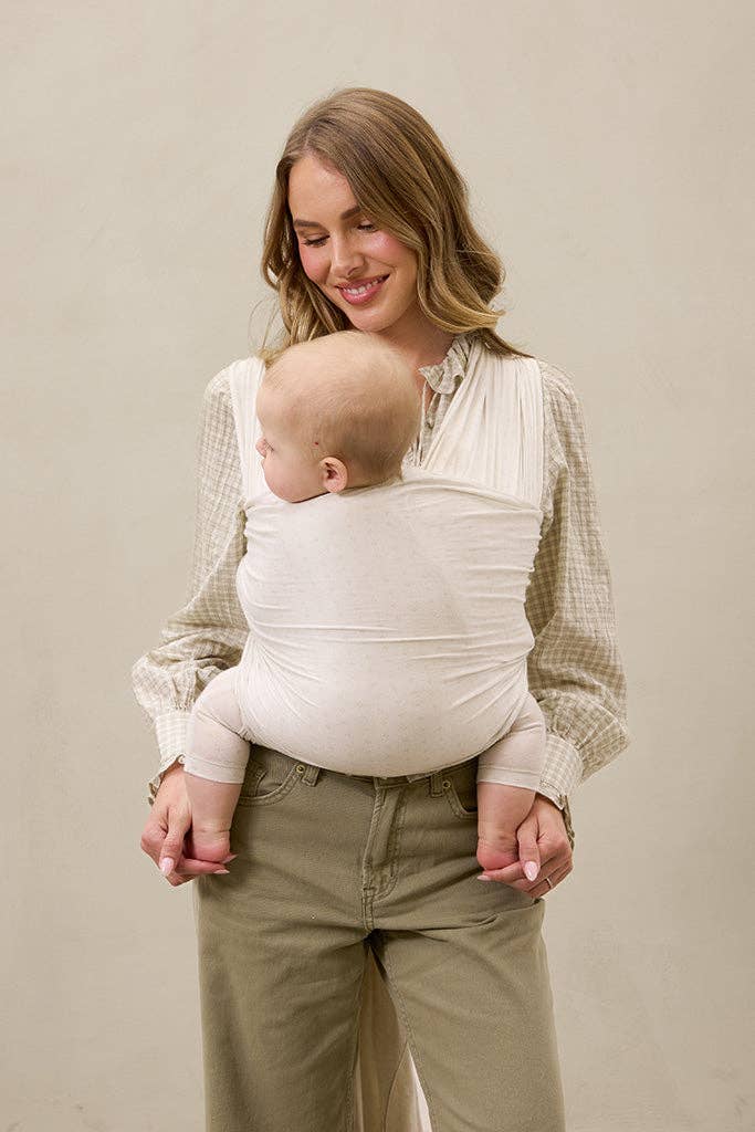 Solly Baby - Wholesale Baby Wrap/Sling - Oat Heritage Dot Wrap0