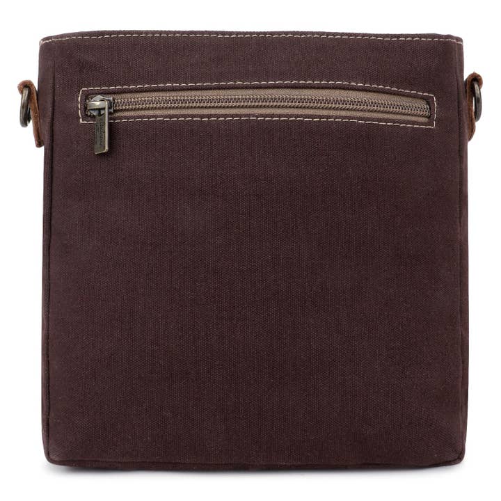 Sixtease Bags USA – Engroshandel Crossbodytaske - Dame – Lærred & Læder Crossbody taske til kvinder - Linned/Rose Ibenholt2