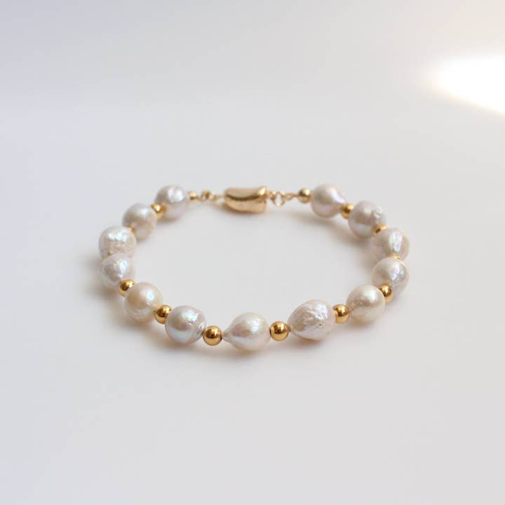 iBijoux - Wholesale Beaded Bracelet - Beaded Edison Pearl Bracelet (1B09)5