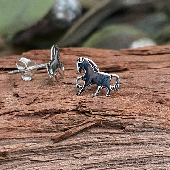 Mountain Creek Jewellery - Wholesale Stud/post earrings - STUDS S/S SMOOTH HORSE0