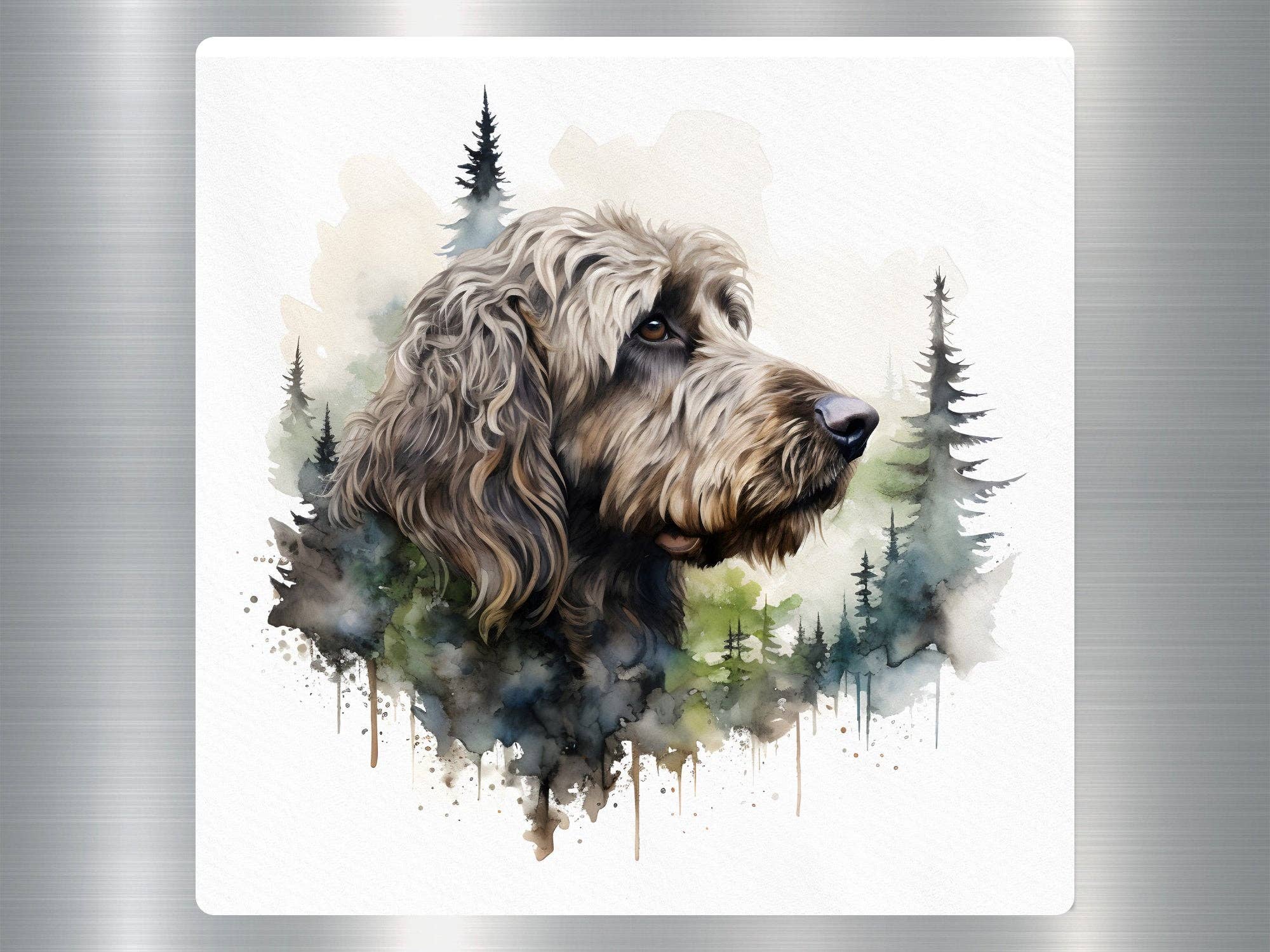 GraffMerch.com - Wholesale Phone & Laptop Stickers - Labradoodle Dog Sticker0