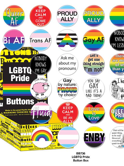 Lgbtq Pride Button Box-BB736 for wholesale by Yujean