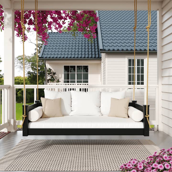 The Porch Swing Company - Wholesale Swing - Kids & Baby - Keystone Amish Co. Hampton Twin Size Wood Daybed Swing8