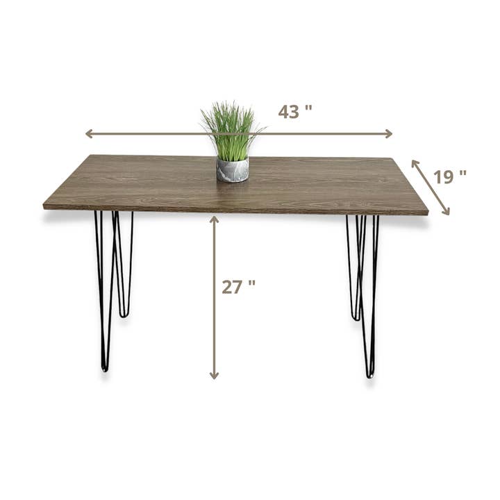 Pozbee - Wholesale Console table - Wood Writing Desk 43", Retail Store Display Table1