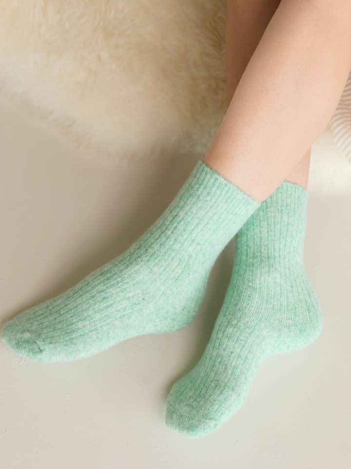 The Comfiest Socks - Mint (NEW!) for wholesale by Bed & Butter