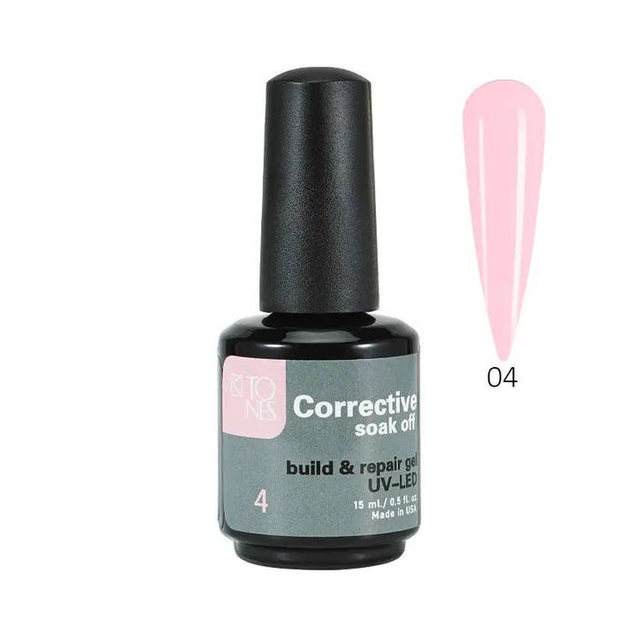 Gel Correcteur de Couleur Soak off #04 - 0,5 fl oz / 15 mL pour la vente par Tones Acrylics | Gels | Nail Art | Nail Tools & Accessories