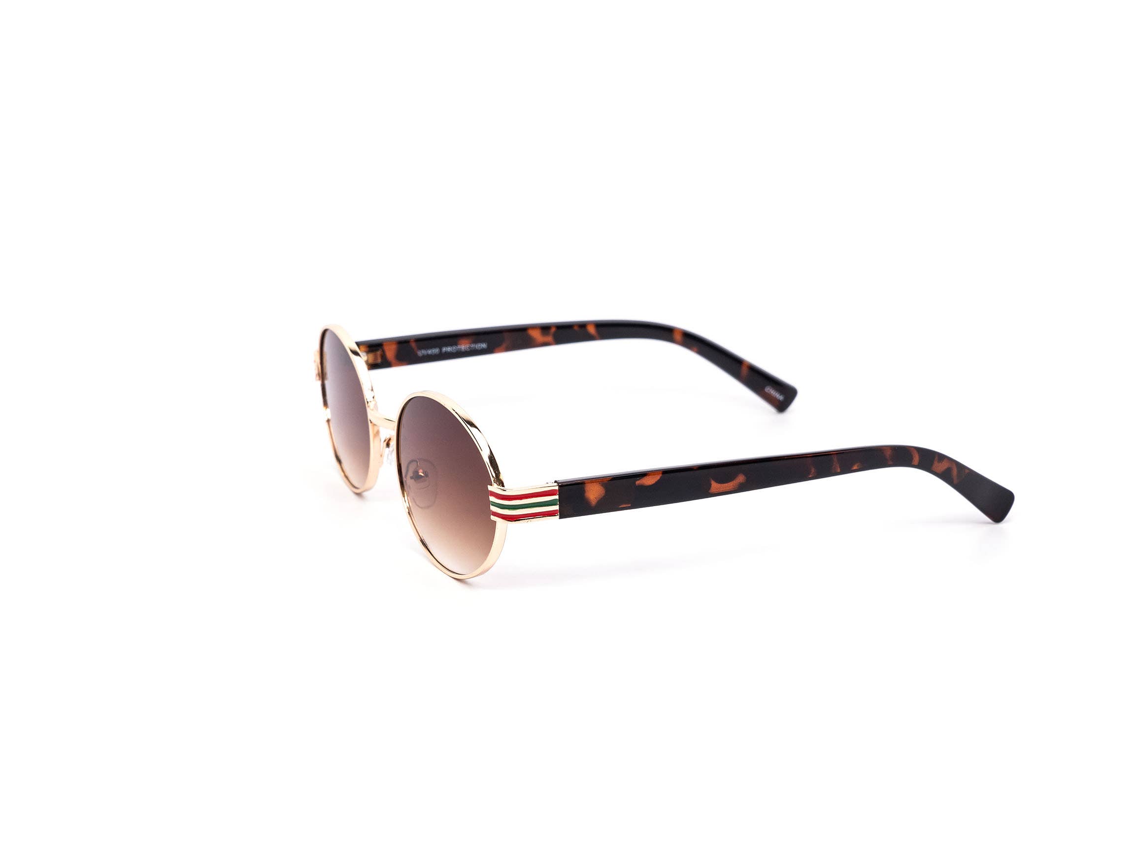 Still Friday - Wholesale Sunglasses - Women's - Eurovision Gold and Silver Oval Metal Sunglasses6