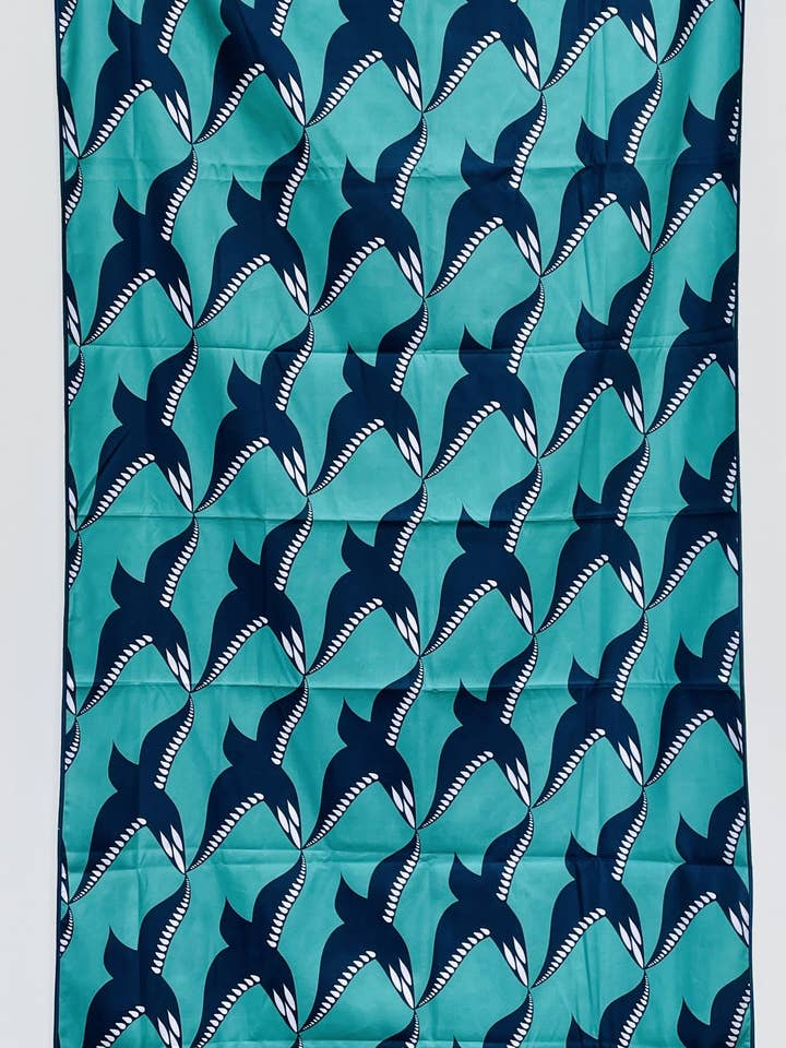 NEW! Beach Towel, Coastal Collection, Taking Flight Teal for wholesale by Clutch Towels