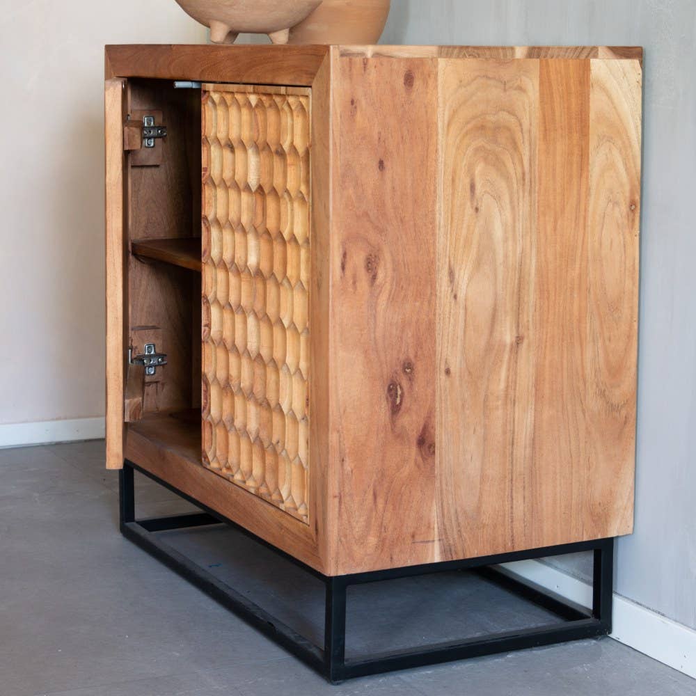 EARTHWARE - Wholesale Cabinet - Logan wood sideboard 2 doors3