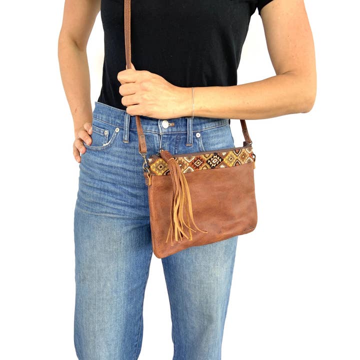 Virginia Crossbody - Café Diamonds for wholesale by arloom