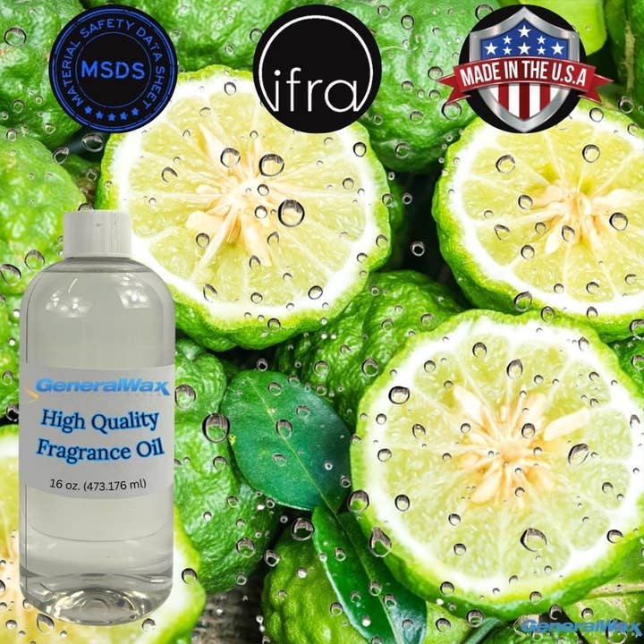 General Wax - Candle Making Supplies - Wholesale Fragrance Oil - 16oz. Bergamont Rain Candle Fragrance Oil