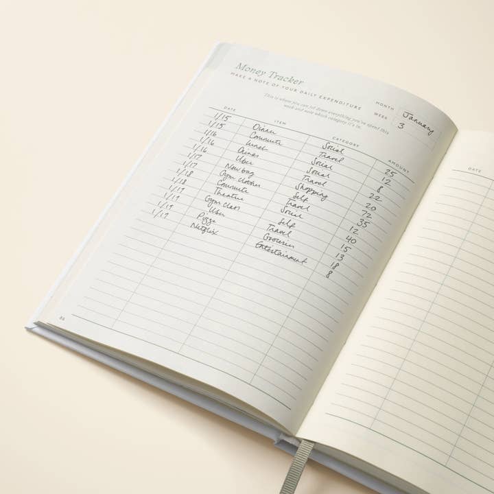 Papier - Wholesale Planner - Shine Foil A5 Hardcover Guided Finance Planner