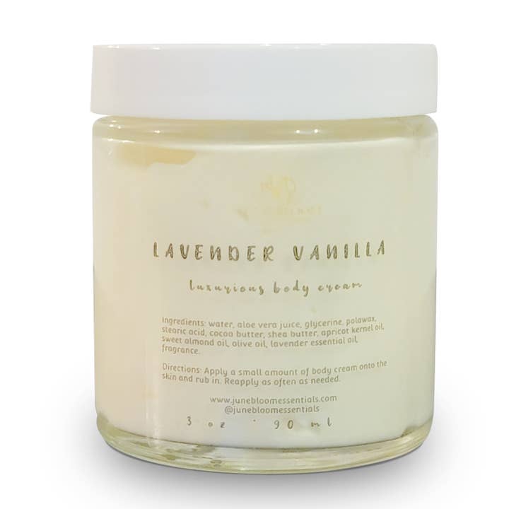 Crème corporelle luxueuse pour la vente par June Bloom Essentials