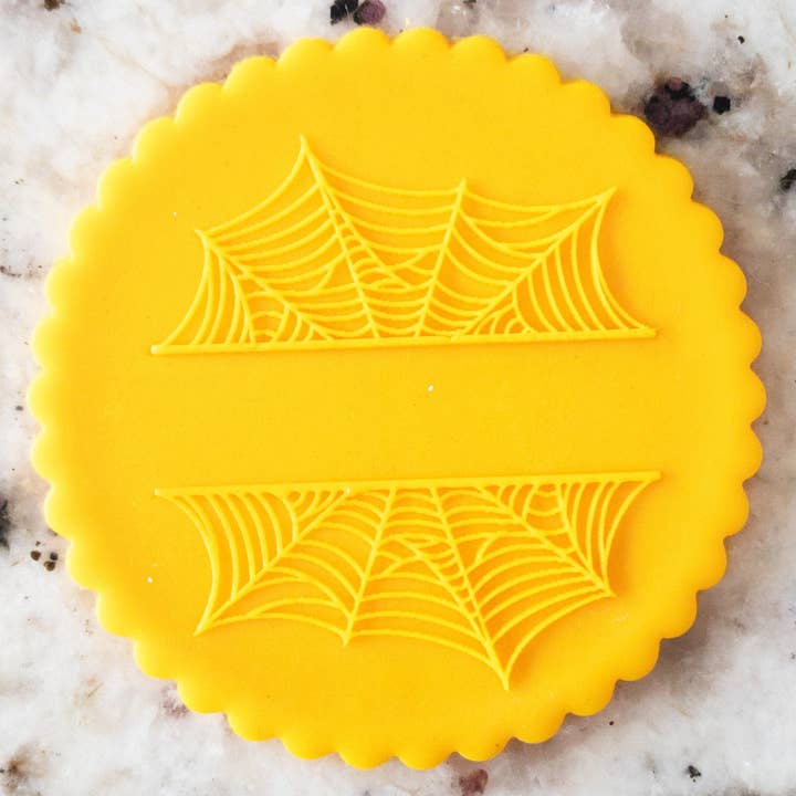 Popup-Stempel mit gespaltenem Spinnennetz, Keks-Stempel, Halloween für den Großhandel von Cut Bake Stamp