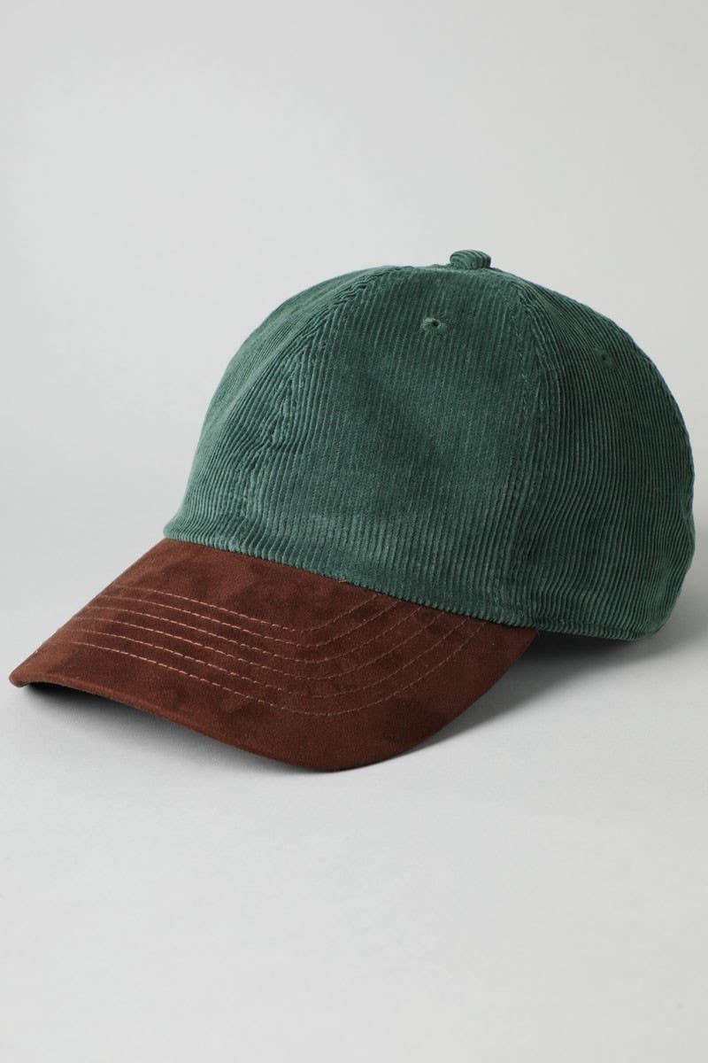 Fashion City – Engroshandel Baseballkasket - Unisex – Tofarvet kasket i fløjl med skygge i syntetisk ruskind15
