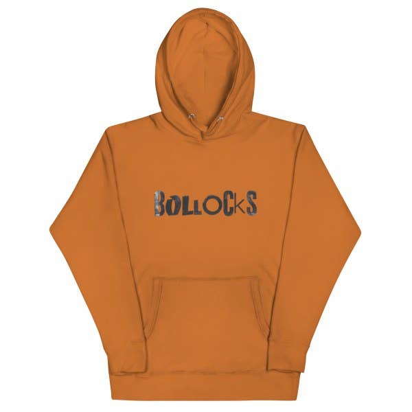 Sweat À Capuche Unisexe Bollocks pour la vente par La fabrique de MOTS MAGIQUES