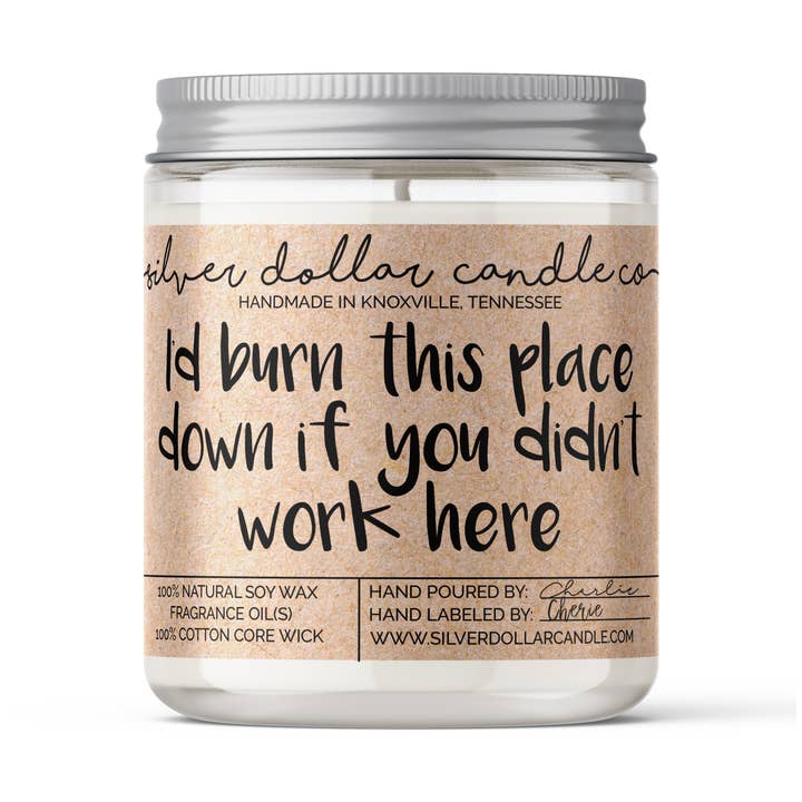 Co-Worker Gift Candle for wholesale by Silver Dollar Candle Co.