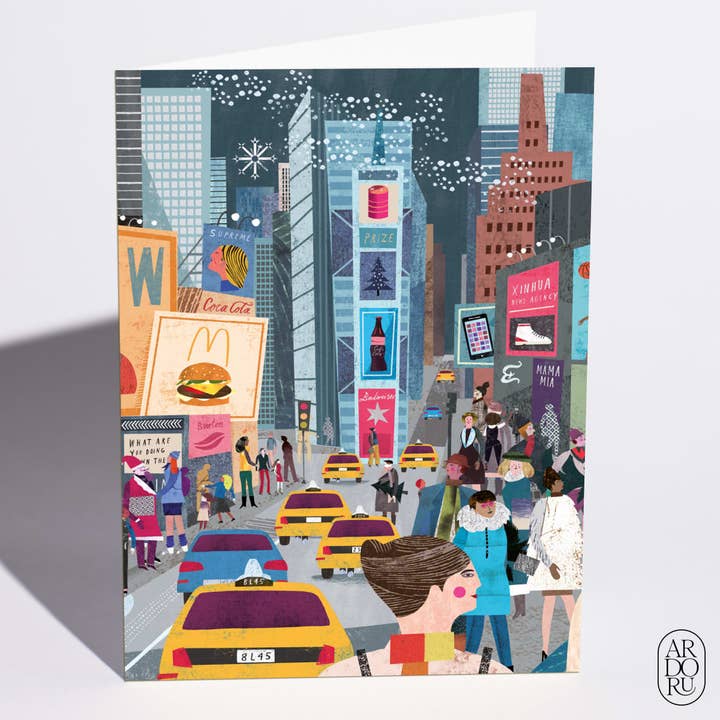 Holiday Season Card - "Times Square" for wholesale by ArdorU