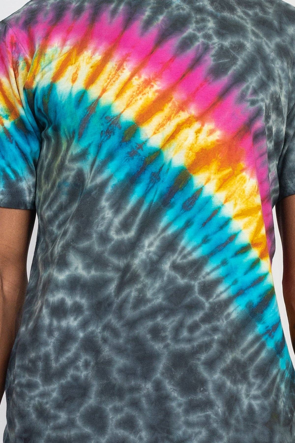 Lakhays Collection Inc. - Vendita all'ingrosso Maglietta - Uomo - T-shirt tie-dye unisex Rainbow Arc5
