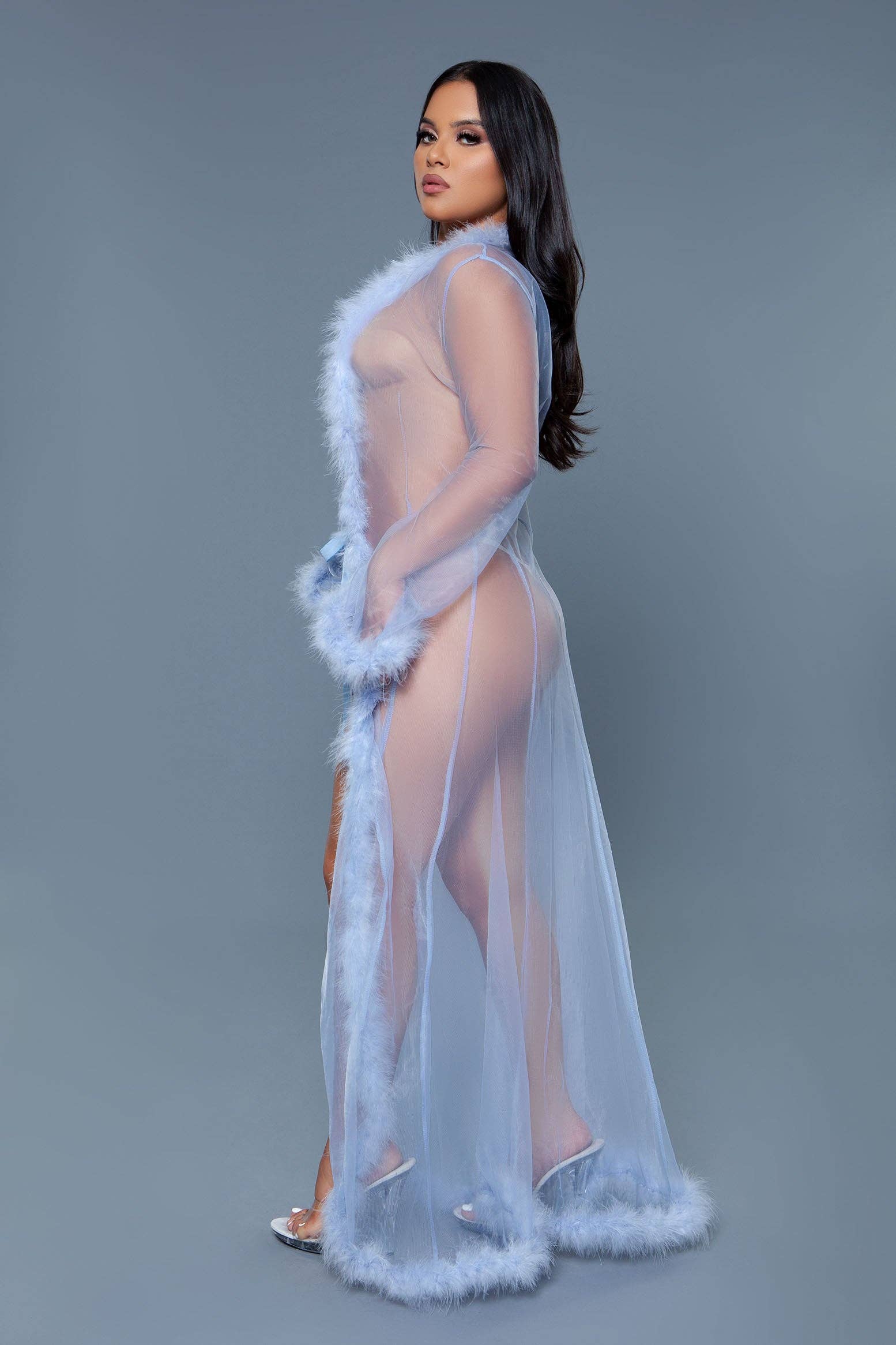 BeWicked - Wholesale Robe - Women's - BW1650 Marabou Robe21