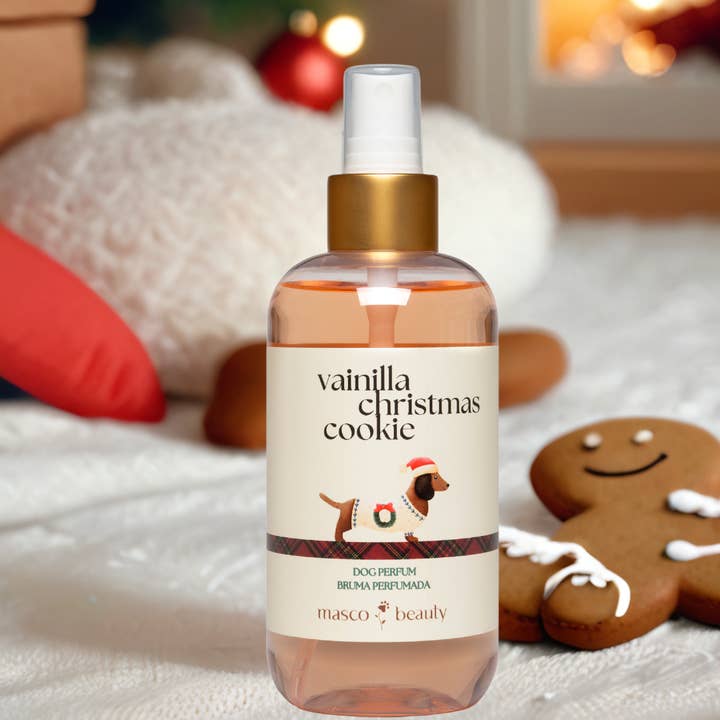 Vanilla & Cookies Christmas DOG Mist sweet Holiday Scent for wholesale by Masco Beauty