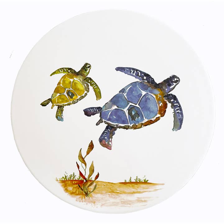 Under the Sea Turtle Round Tray/Cake Plate for wholesale by Abbiamo Tutto