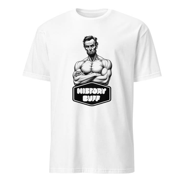 Abraham Lincoln "History Buff" Unisex T-Shirt for wholesale by Heritage Owl