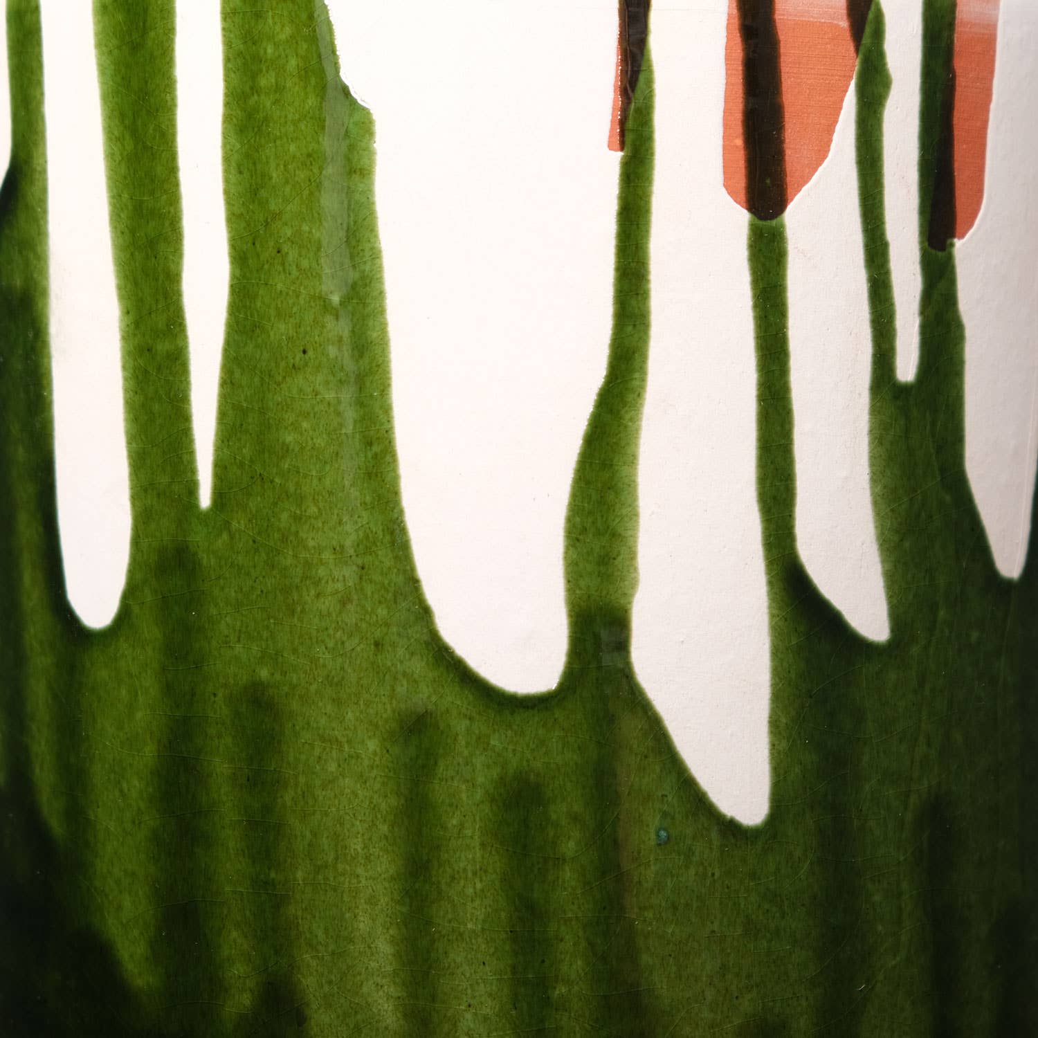 Casa Atlântica - Wholesale Plant Pot - Clay pot with white slip and green glaze7